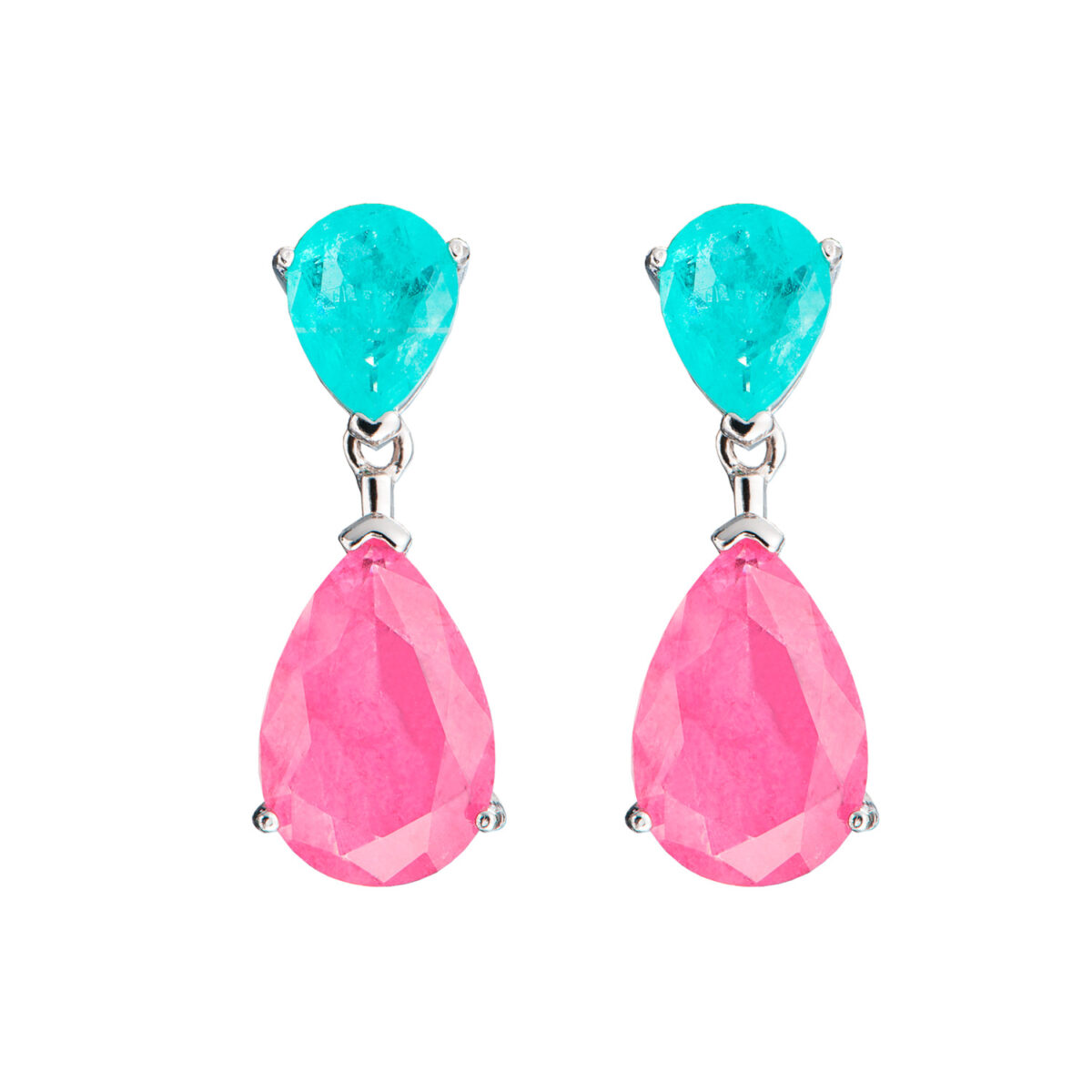 Pear Droplet Earrings by CANDY ICE JEWELRY
