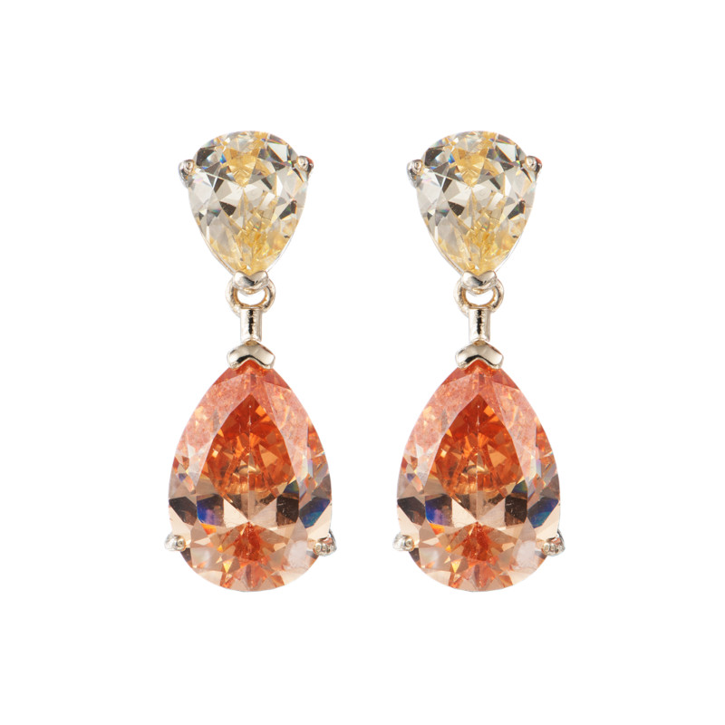 Pear Droplet Earrings by CANDY ICE JEWELRY
