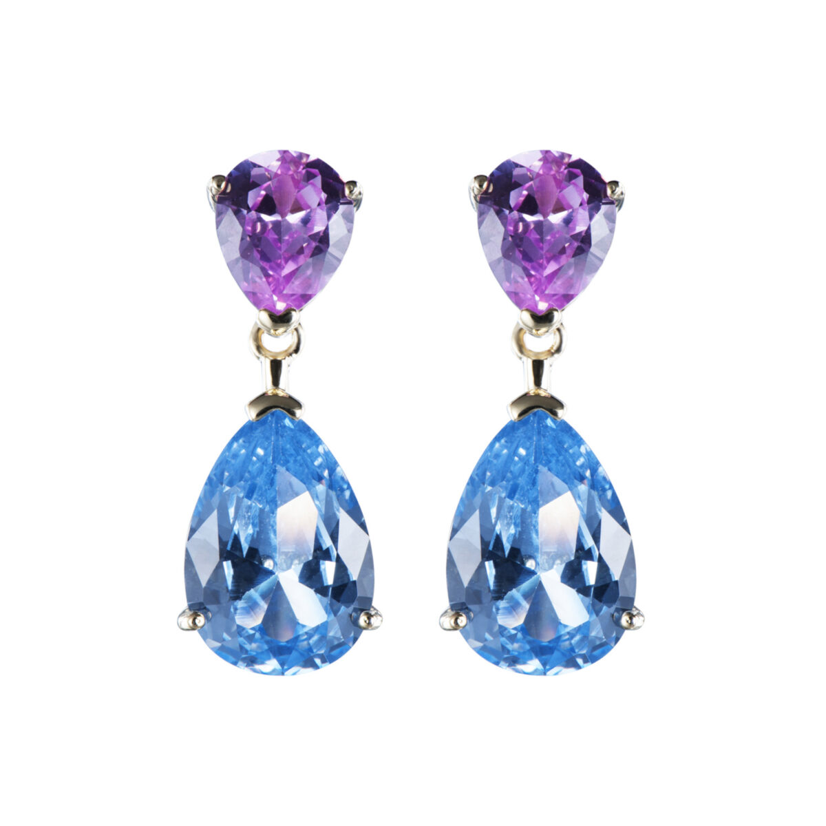 Pear Droplet Earrings by CANDY ICE JEWELRY