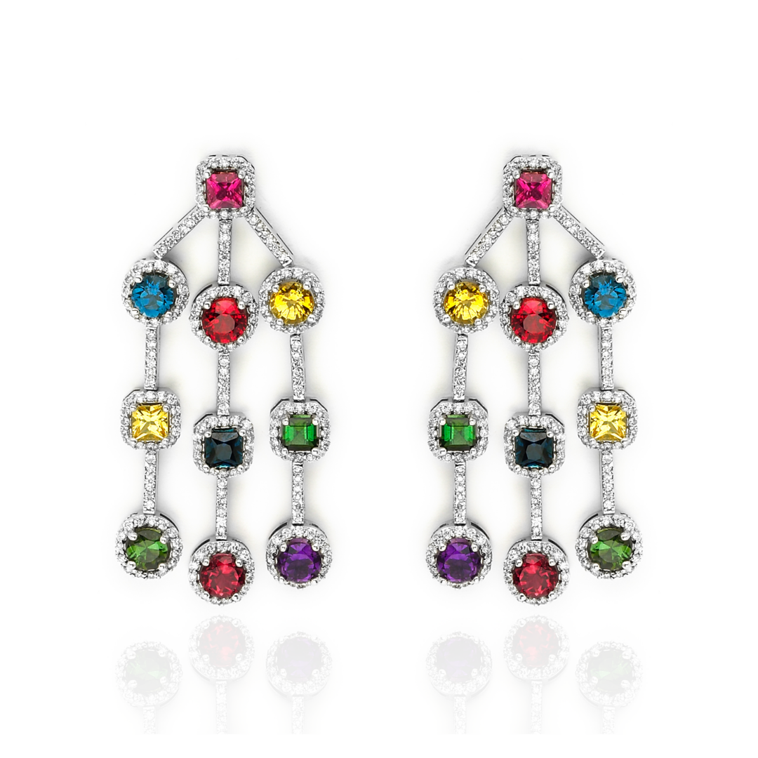 Skittles Earrings by CANDY ICE JEWELRY