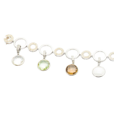 On the Rocks Bracelet & Button Charms by CANDY ICE JEWELRY